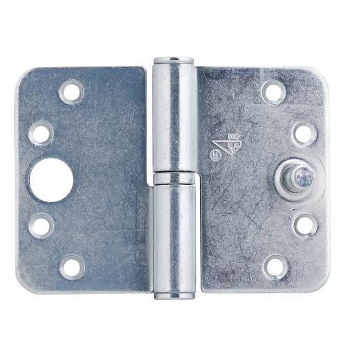 Noxxa kogelstiftpaumelle SKG3 - staal gegalvaniseerd - 89x125x3mm - ronde hoek - platkop - DIN rechts product photo