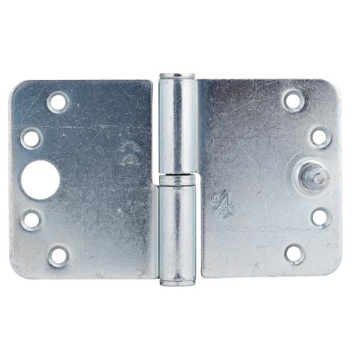 Noxxa kogelstiftpaumelle SKG3 - staal gegalvaniseerd - 89x150x3mm - ronde hoek - platkop - DIN rechts product photo