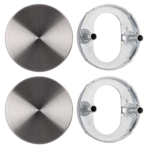 Noxxa blindrozet - rond 54mm - rvs mat geborsteld - deurdikte 37-47mm - DIN links/rechts product photo