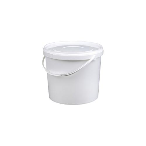 Emmer met deksel afsluitbaar wit 16 liter product photo