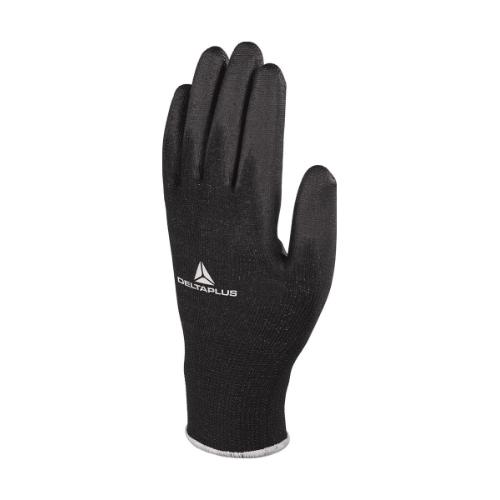 Werkhandschoenen montage polyester - palm met pu zwart 3121X maat 9 product photo