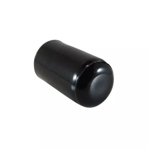 Omsteekdop PVC voor ronde buis zwart 25mm product photo