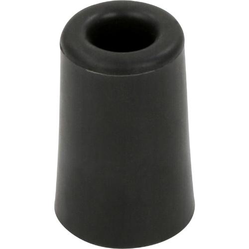 Deurbuffer rubber zwart DBR 24 BE 24mm hoog bodemdiameter 30mm product photo