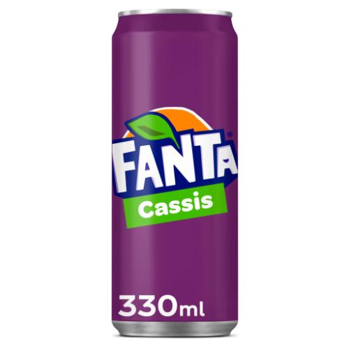 Fanta Cassis Sleek Can 33cl product photo