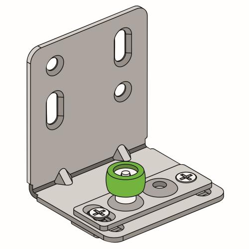 Noxxa wandmontage verstelbaar voor ondergeleiding Luxeslide - toepasbaar bij vloerverwarming product photo