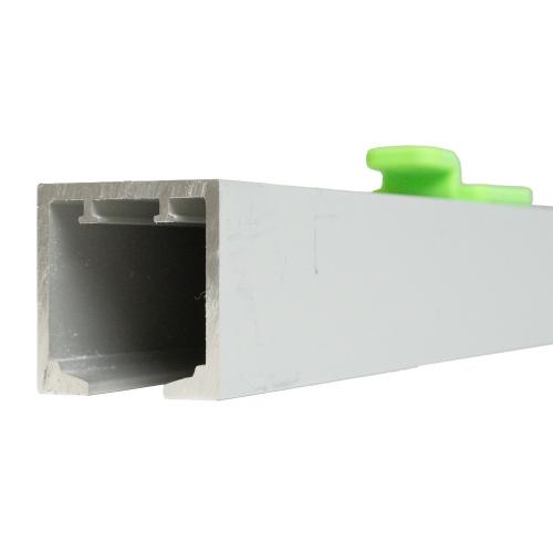 Noxxa Luxeslide Pocket schuifdeurrail met voorgemonteerde haken - 2500mm - geschikt voor deurgewicht 100kg product photo