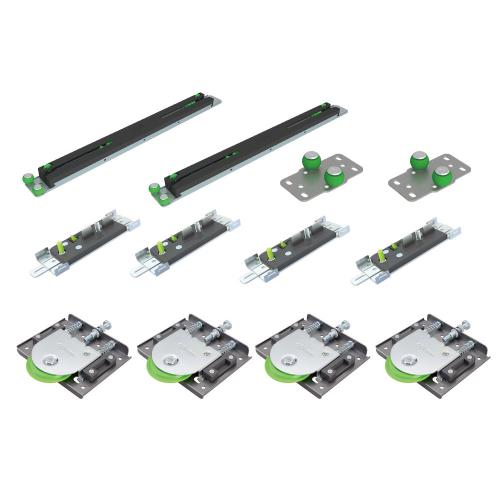 Noxxa Furnislide schuifdeurtoebehorenset voor 2 deuren - inclusief softclose product photo