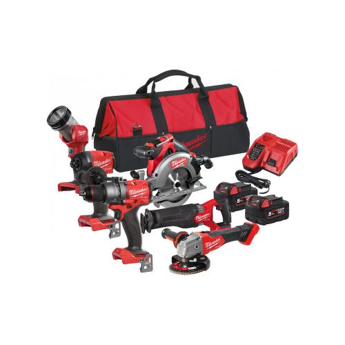 Milwaukee accu-combiset 18.0V 2x5.0Ah M18 FPP6E3-502B product photo