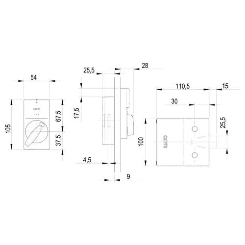 Locker xs4 met ble antraciet 10-20mm met ble product photo https://media.isero.nl/Isero-IseroNL-Site/images/L/2379583_1.jpg L