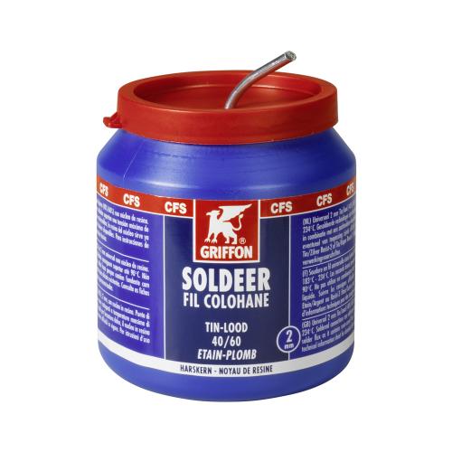 Draadsoldeer tin/lood 40/60 harskern 3mm 500g product photo