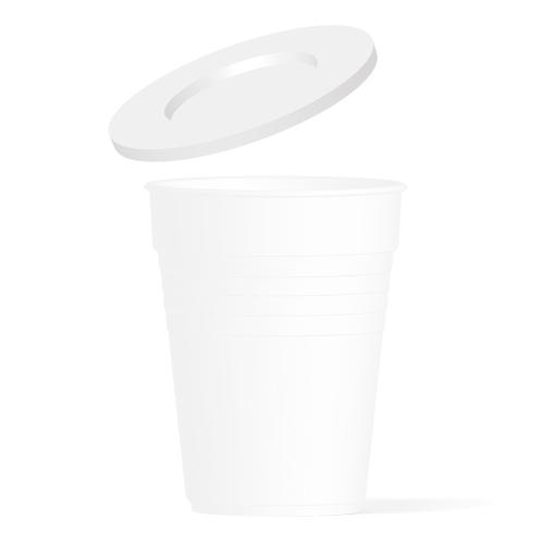 Deksel kunststof herbruikbaar wit Voor artikel 2373321 product photo