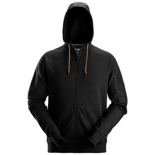 Hoodie Full-Zip met logo zwart maat 2XL 2895 product photo