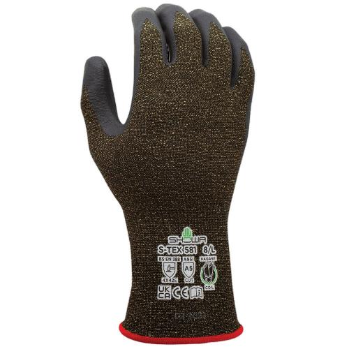 Werkhandschoenen Snijbestendig S-Tex 581 Nitril Kevlar 4X42E maat 9/XL product photo