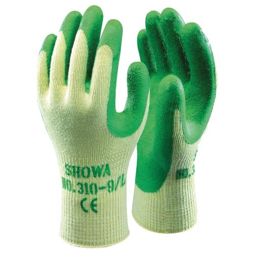 Werkhandschoenen Grip 310 latex groen 2142X maat 9-L product photo