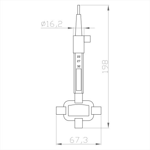 Noxxa metalen bouwsleutel met cilinderverdeling tot 75mm inbus 3mm product photo https://media.isero.nl/Isero-IseroNL-Site/images/L/2392933_5.jpg L