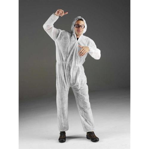 Overall wegwerp met capuchon wit 2XL product photo