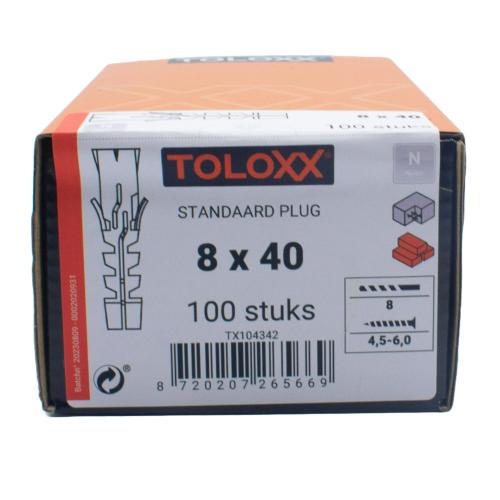 Universeelplug 2S nylon 2-zijdige spreiding 8 mm product photo https://media.isero.nl/Isero-IseroNL-Site/images/L/2394544_1.jpg L