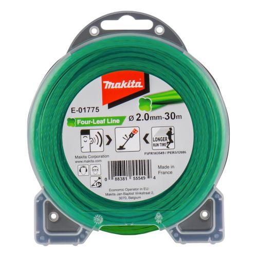 Klaverbladvormig maaidraad 2.0x30 meter groen E-01775 product photo