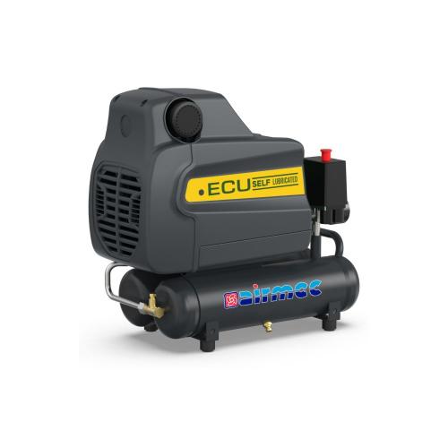 Compressor ECU professioneel olievrij 72DB draagbaar 1.5 pk 8bar 3+3ltr tank 230V product photo