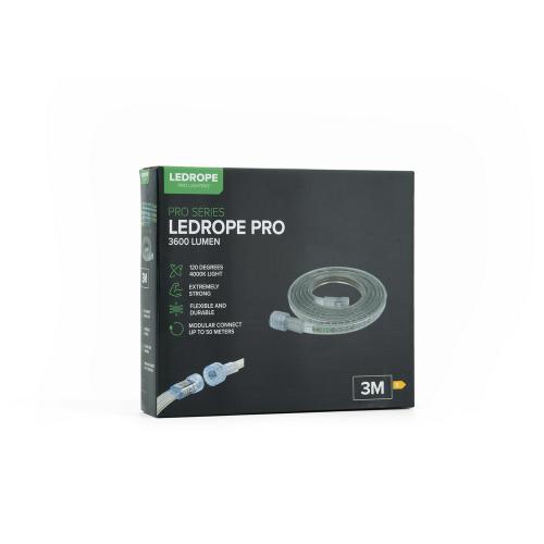Ledrope PRO Lichtslang 3 meter - 3600 lumen - modulair & robuust - zonder stekker product photo