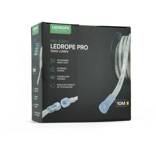 Ledrope PRO Lichtslang 10 meter - 12000 lumen - modulair & robuust - zonder stekker product photo