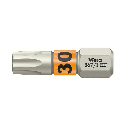 Wera bit 1/4 taai-hard torx met vasthoudfunctie TX30x25mm 867/1 product photo