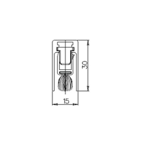 Noxxa valdorpel met borstel - lengte 1228mm product photo https://media.isero.nl/Isero-IseroNL-Site/images/L/2414418_1.jpg L