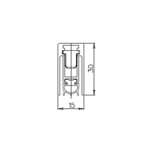 Noxxa valdorpel met siliconen afdichting - lengte 928mm - brand- en geluidswerend product photo https://media.isero.nl/Isero-IseroNL-Site/images/L/2414430_1.jpg L