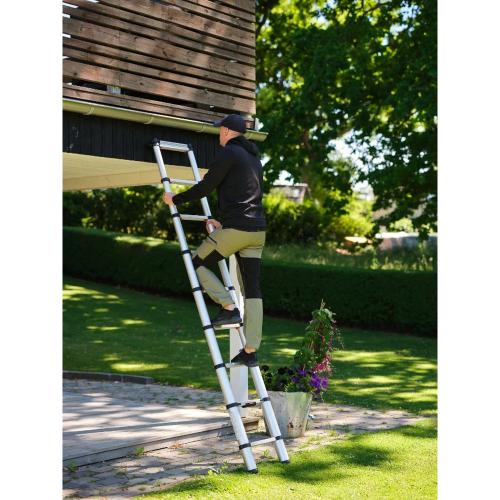 Telescoopladder 3.8m met stabilisatiebalk draaglast to 150kg Eco Line 12 sporten product photo https://media.isero.nl/Isero-IseroNL-Site/images/L/2426312_7.jpg L