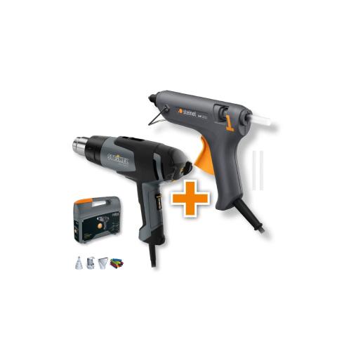 Actieset heteluchtpistool in koffer + lijmpistool HG2120E + Gluematic 1011 230V product photo