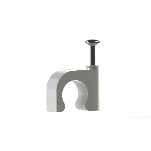 Kabelzadel wit rond 7mm product photo