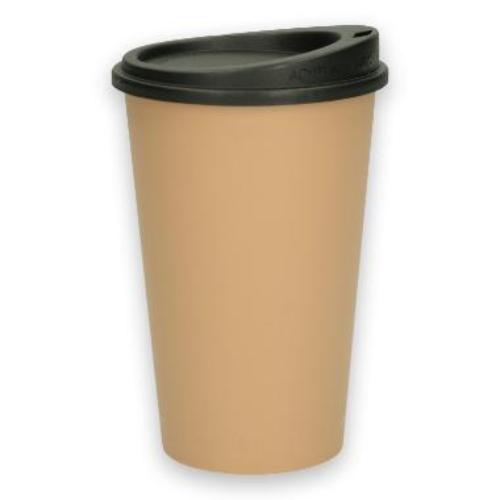 Herbruikbare koffiebeker beige 200ml (doos = 100 stuks) product photo