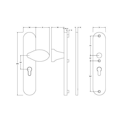 Noxxa veiligheidsgarnituur rond F1 - 250x50mm PC55 DD. 37-47mm - SKG*** product photo https://media.isero.nl/Isero-IseroNL-Site/images/L/2455523_5.jpg L