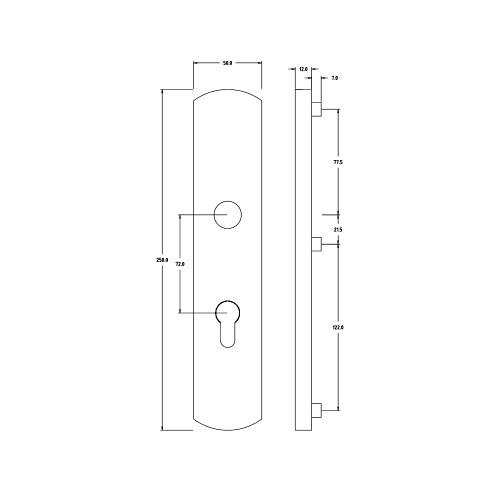 Noxxa veiligheidsbuitenschild curve F1 - 250x50mm PC72 - SKG*** product photo https://media.isero.nl/Isero-IseroNL-Site/images/L/2455529_5.jpg L