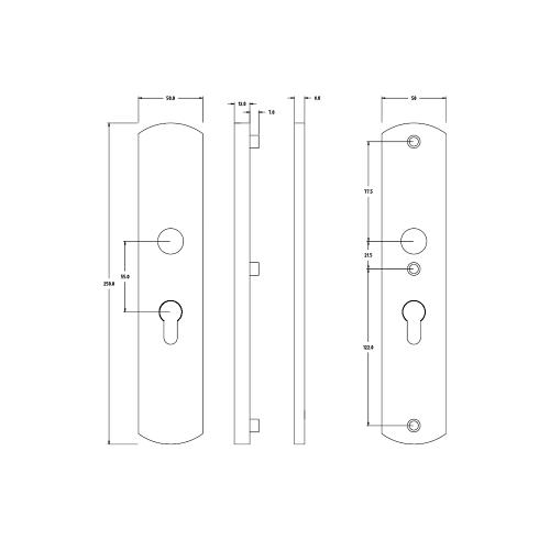 Noxxa veiligheidsschilden curve F1 - 250x50mm PC55 DD. 37-47mm - SKG*** product photo https://media.isero.nl/Isero-IseroNL-Site/images/L/2455535_5.jpg L