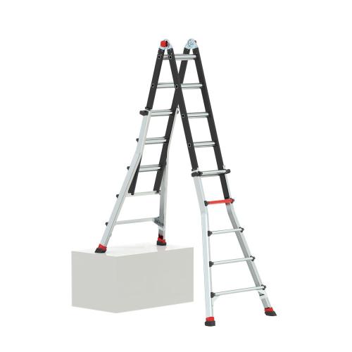 Vouwladder professional werkhoogte 5.95m (17.1kg) Varitrex Tele PRO+ 4x5 Treden product photo https://media.isero.nl/Isero-IseroNL-Site/images/L/2465838_1.jpg L