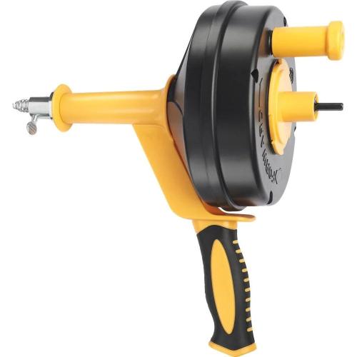 mechanische ontstopper met veer Lengte 7.6m diameter 6mm aansluitbaar op (accu)boormachine product photo