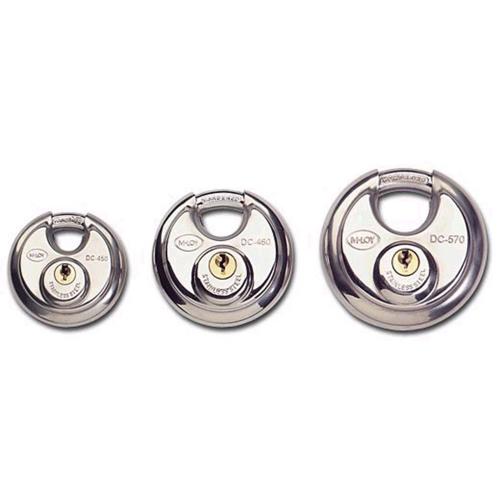 Hangslot discus RVS gelijksluitend 70mm 5701 product photo