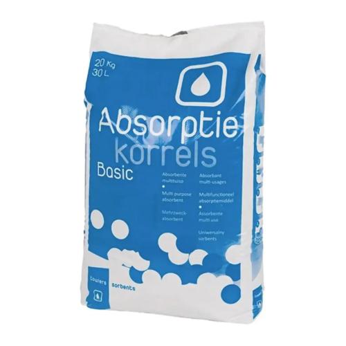 Absorptiekorrels zak=9kg 20 liter absorptievermogen product photo