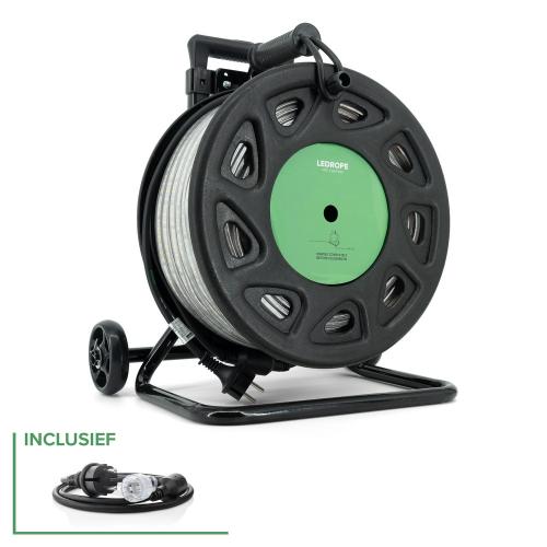 Ledrope PRO Lichtslang op Trolley 50 meter - 60000 lumen - met stekker product photo