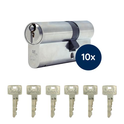 Noxxa Basic cilinderset - SKG** - 10x30/45 gelijksluitend - inclusief 6 sleutels product photo