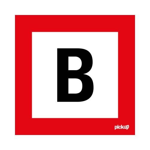 Bord Brandweer buis 100 x 100mm product photo