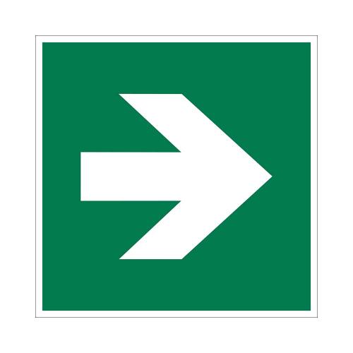 Bord Richting Pijl Groen 200 x 200mm product photo