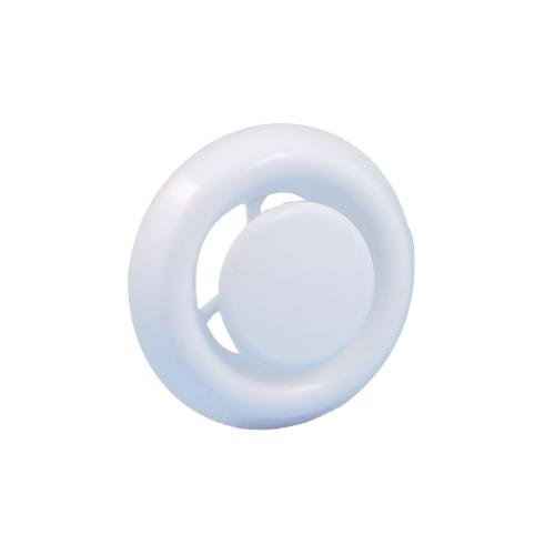 Afzuigventiel 100mm met klemmen kunststof wit product photo