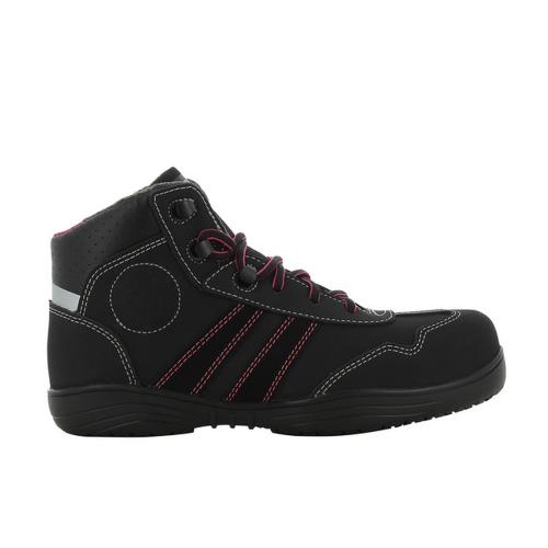 Safety jogger veiligheidsschoenen dames Isis S3 hoog zwart/roze maat 40 product photo