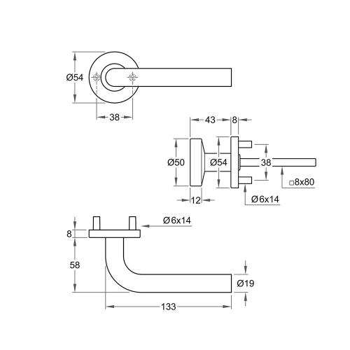 Deurkruk L-model op rozet krukverend - knop vlak vast - RVS - klasse 4 - deurdikte 37-47mm product photo https://media.isero.nl/Isero-IseroNL-Site/images/L/2522887_5.jpg L