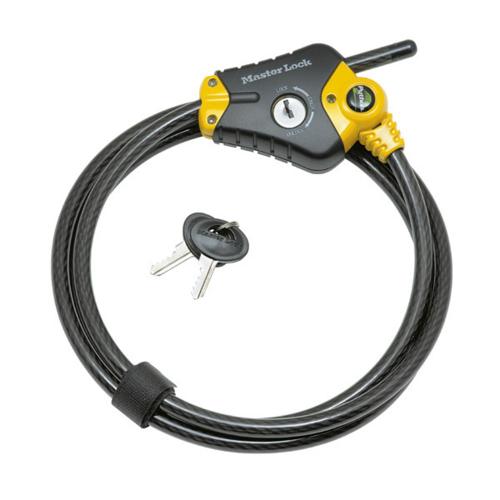 Master Lock staalkabel 8433EURD verstelbaar inclusief 4 sleutels 1800mm product photo