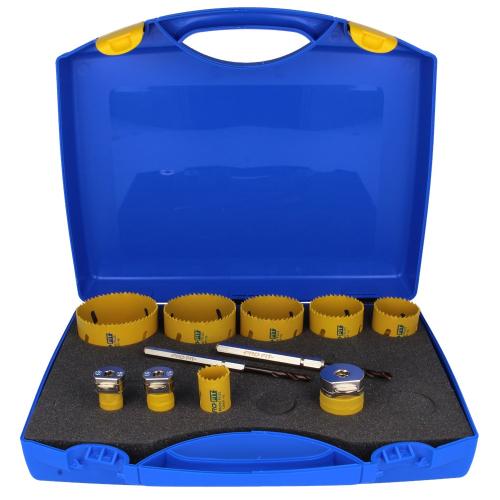 ProFit gatzagenset in kunststof koffer 9-delig 19-22-25-35-43-51-60-68-76mm Click en Drill Bimetal Plus product photo