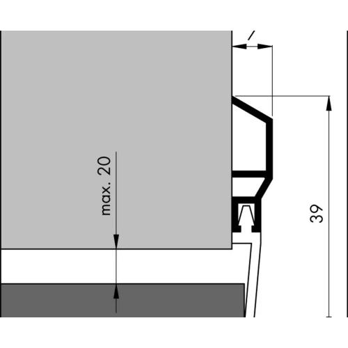 Dorpelstrip ADS aluminium 100cm acryl. ADS classic voordeur product photo https://media.isero.nl/Isero-IseroNL-Site/images/L/2531358_1.jpg L