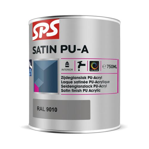 Zijdeglanslak satin pu-a binnen 750ml RAL9010 product photo